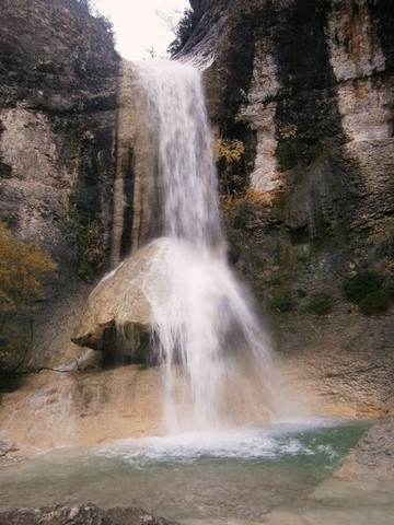 La cascade de Rochecolombe
